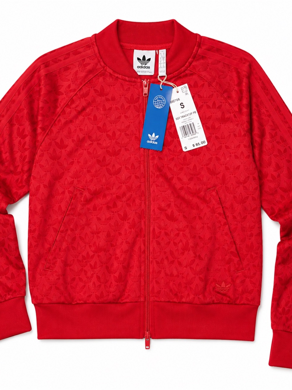 adidas Red Bomber Jacket